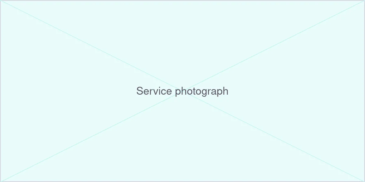 Placeholder for a service photograph